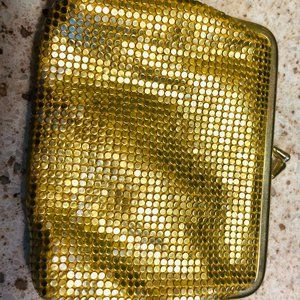 Vintage Gold Wallet by Daniella of Canada – 1980s – Made in Hong Kong – Metallic